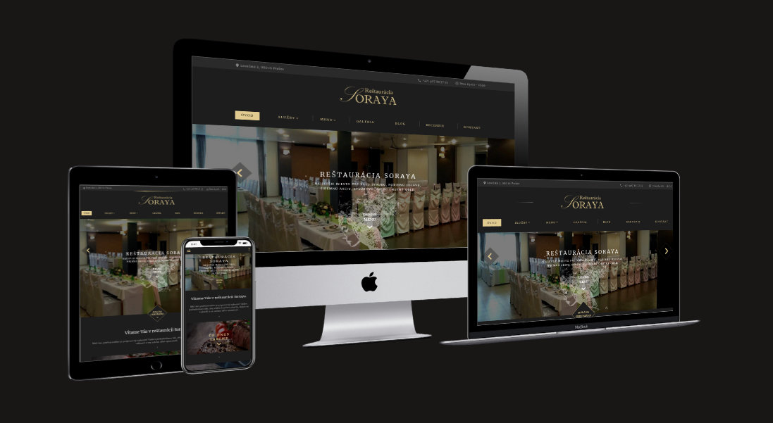 Nová webstránka reštaurácie Soraya